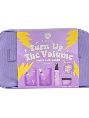 NWT Luseta Turn Up the Volume Biotin & Collagen Travel Set